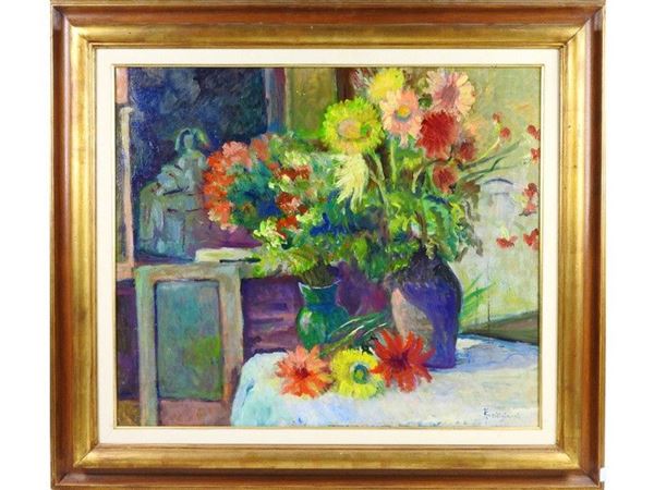 Still Life with Flowers in Vases