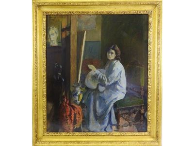 Irene Mentre Dipinge 1935