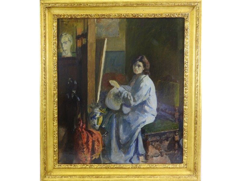 Irene Mentre Dipinge 1935