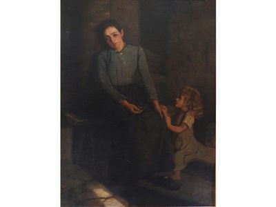 Madre con Bambina 1895