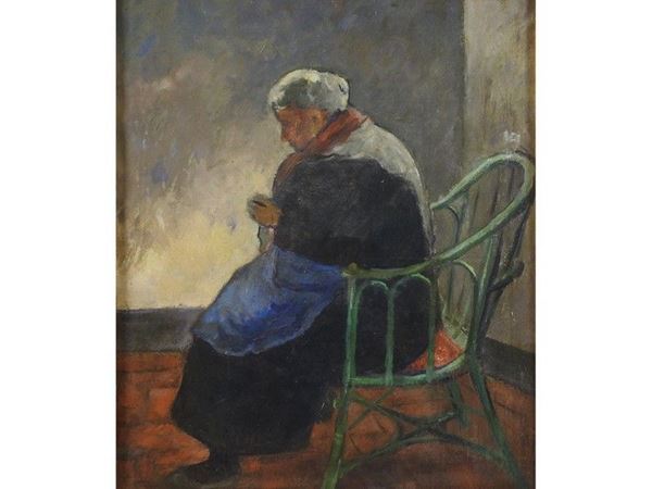 Sewing Woman