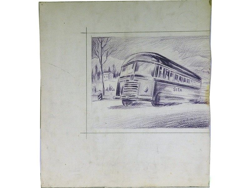 Veduta D'interno con Figura 1946