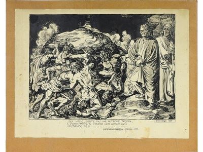 La Divina Commedia - Inferno- C. VII: gli Avari e i Prodighi 1937