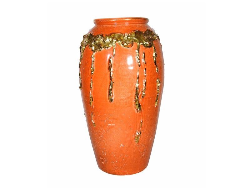Grande Vaso in Terracotta Smaltata
