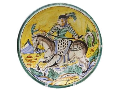 Piatto in Terracotta Smaltata