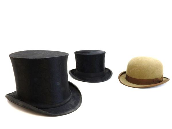 Tre cappelli d'epoca