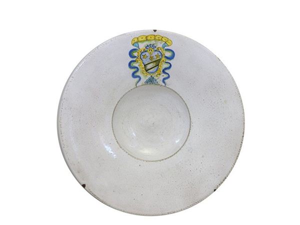 Large Painted Majolica Plate