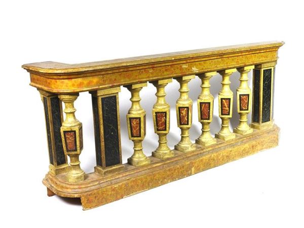 Lacquered Balustrade, 18th Century