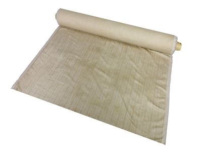 Grande Rotolo di Velluto Beige a Righe Piã¹ Scure
