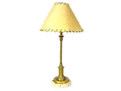 Lume da Tavolo in Bronzo Dorato