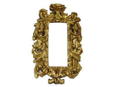 Piccola Cornice Antica in Legno Dorato