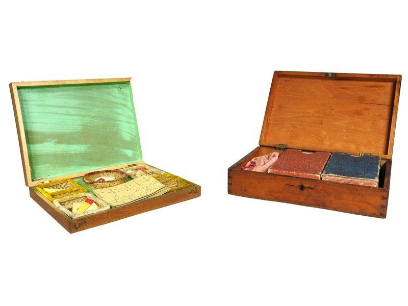 Lotto di Giochi da Tavolo D'epoca