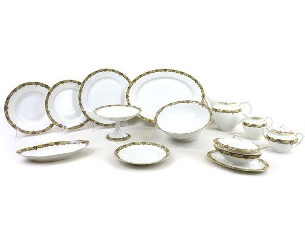 Porcelain Dish Set, Richard Ginori