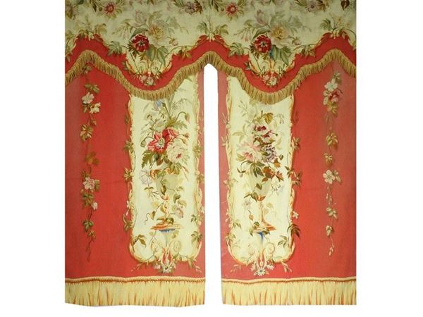 Pair of Aubusson Curtains