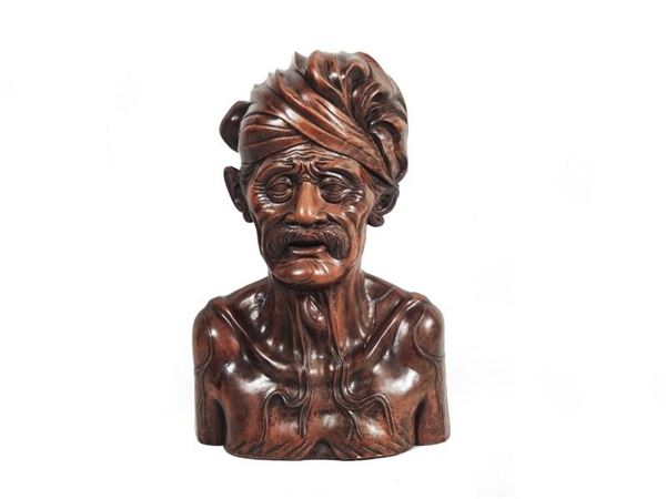 Oriental Male Bust with Turban