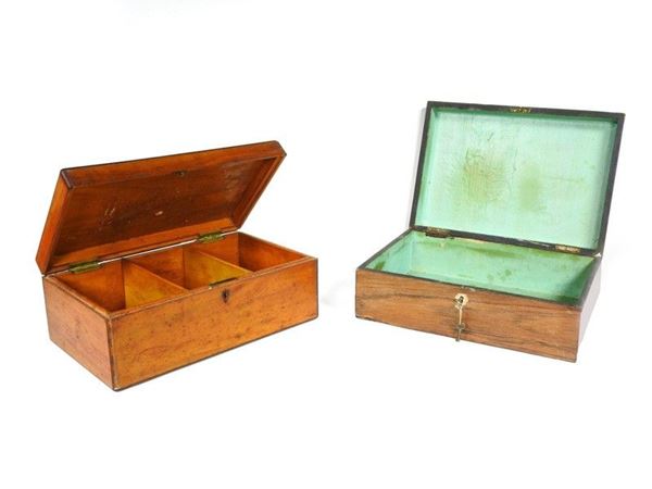 Two old Wooden Boxes