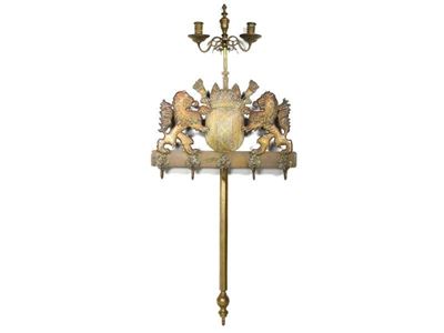 Grande Candeliere Astile da Processione in Bronzo