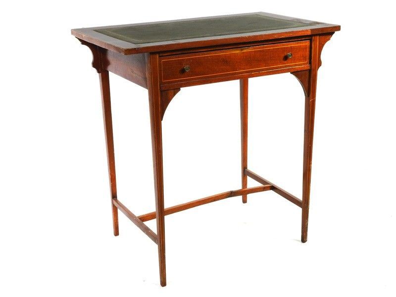 Piccolo Scrittoio in Satinwood Intarsiato con Filettature
