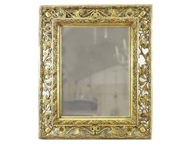 Specchiera in Legno Dorato
