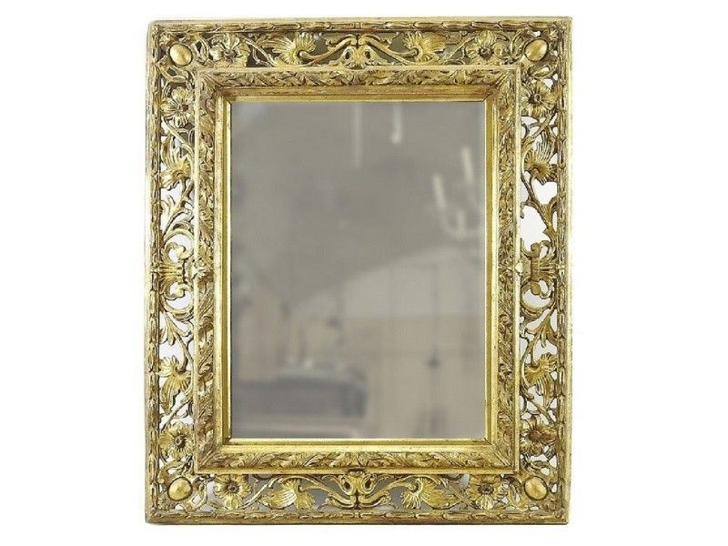 Specchiera in Legno Dorato