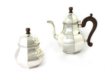 Caffettiera e Zuccheriera in Argento