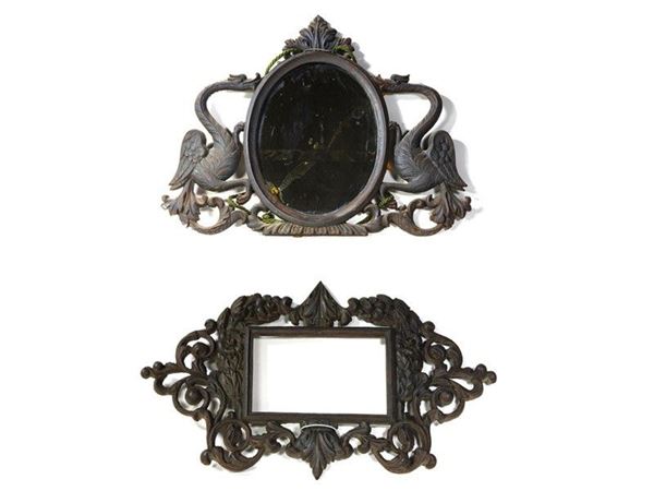 Two Cast Iron Frames