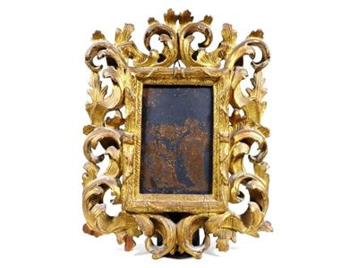 Cornice in Legno Intagliato e Dorato