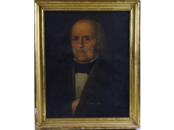 Piedmontese School of mid 19th Century, Portrait of a Man
