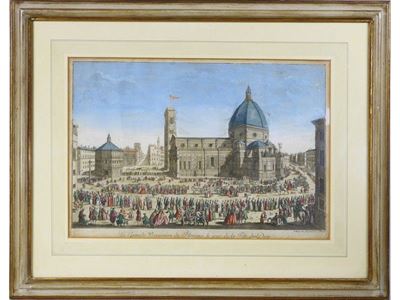 Veduta della Cattedrale di Santa Maria del Fiore di Firenze