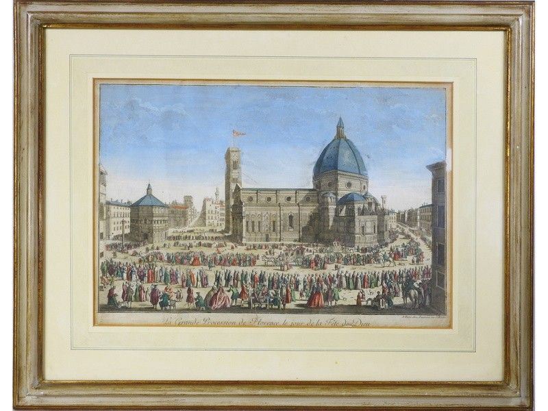 Veduta della Cattedrale di Santa Maria del Fiore di Firenze