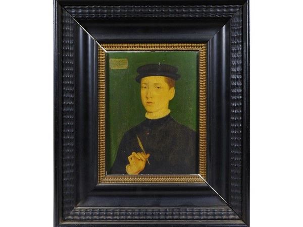 Copyst Painter of late 19th Century, Portrait of a Young Man