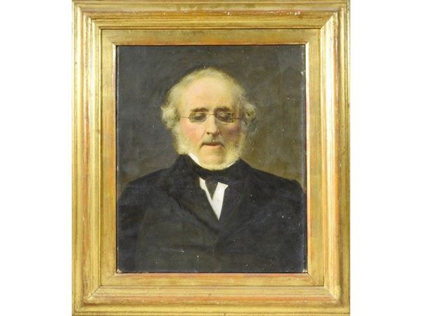 Tuscan School of late 19th Century, Portrait of Gino Capponi
