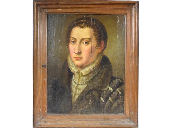 Imitator of Angelo Bronzino of 19th Century, Portrait of Eleonora da Toledo