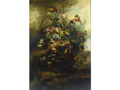 Scorcio di Giardino con Trionfo di Fiori