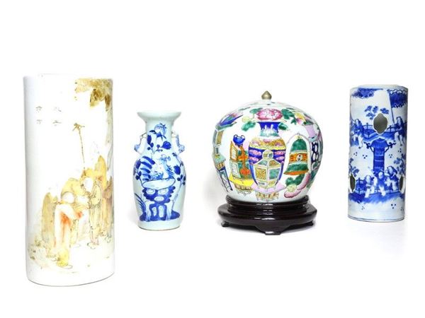 Four Porcelain Oriental Vases