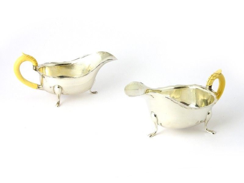 Coppia di Salsiere in Argento
