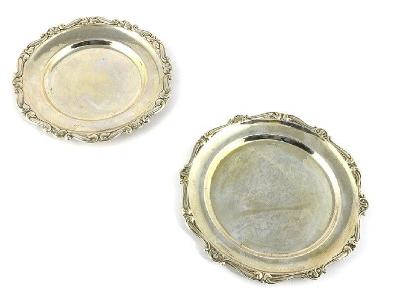 Serie di Otto Sottobicchieri in Argento