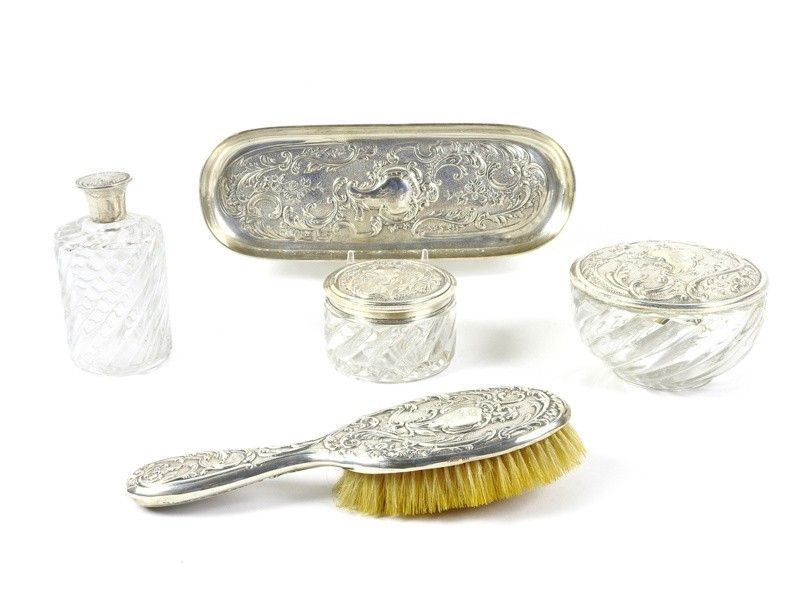 Servito da Toilette in Argento