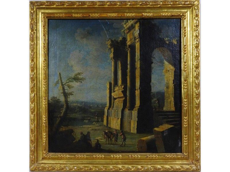 Capriccio Architettonico con Figure