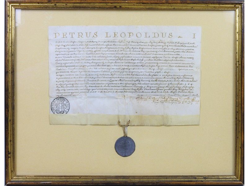 Due Concessioni di Vitalizi del Granduca Pietro Leopoldo