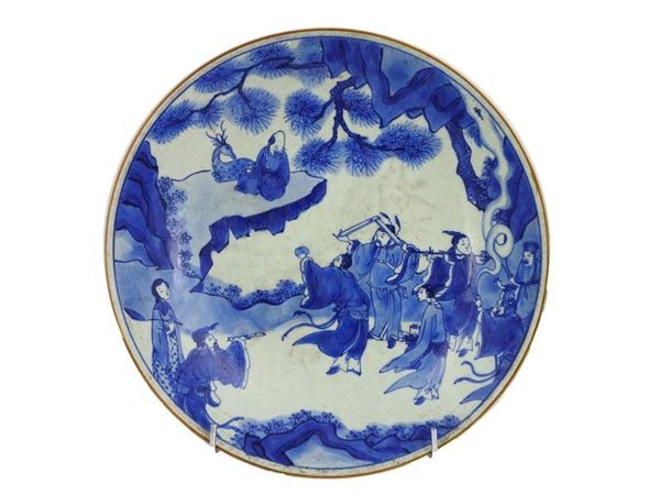 Painted Porcelain Plate