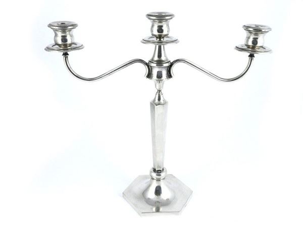 Candelabro in argento sterling