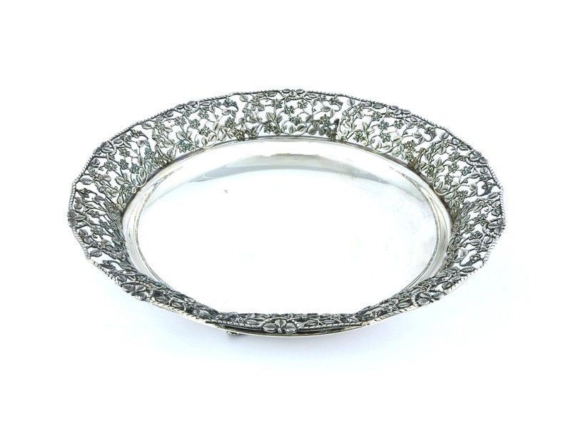 Centrotavola Rotondo in Argento