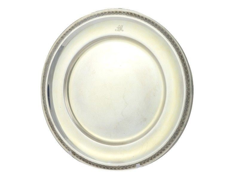 Serie di Dodici Piatti in Argento