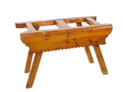 Tavolino-fioriera Rustica in Noce