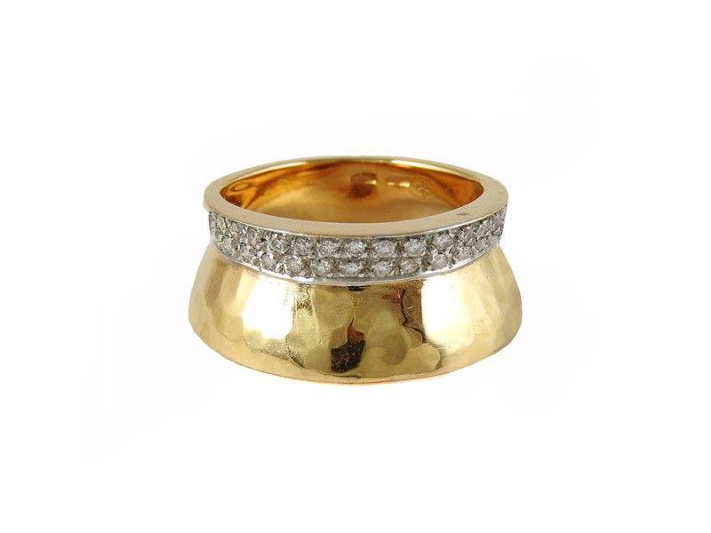 Anello in Oro Giallo e Diamanti