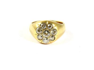 Anello in Oro Giallo e Diamanti