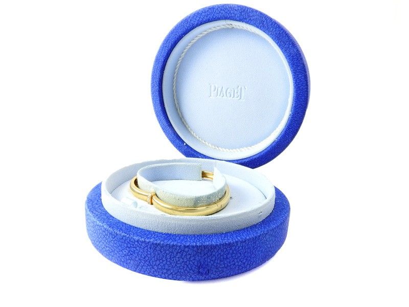 Bracciale Rigido in Oro Giallo e Diamanti