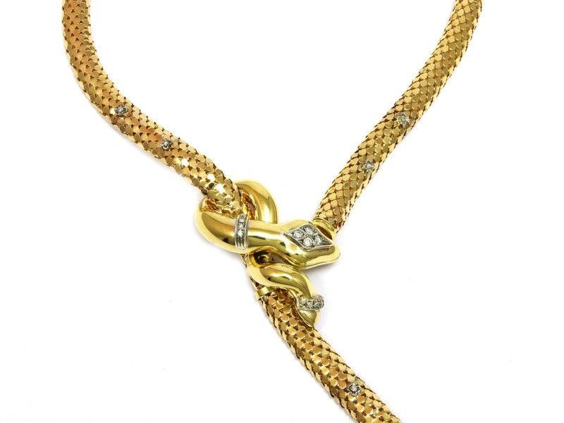 Parure in Oro Giallo e Diamanti