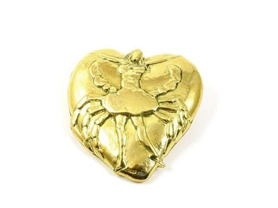 Scultura-gioiello in Oro Giallo e Avorio